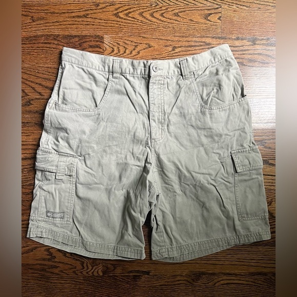 Columbia cargo 100% cotton shorts men’s Size 38 - Picture 1 of 6